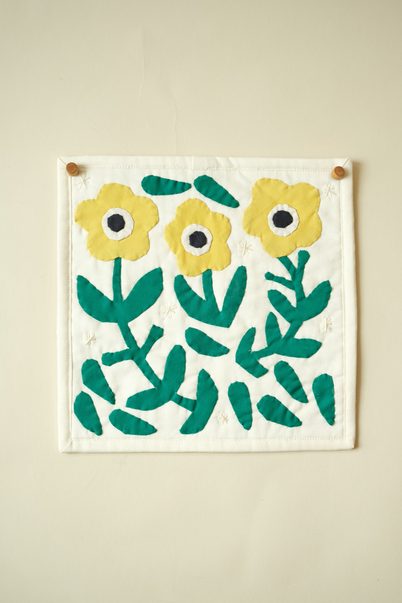 Floral Scene Applique Pattern