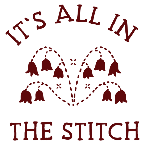 it's all in the stitch
