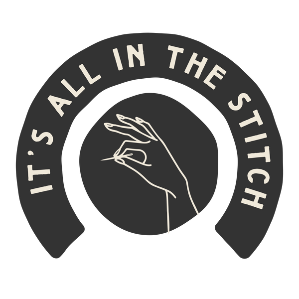 it's all in the stitch logo