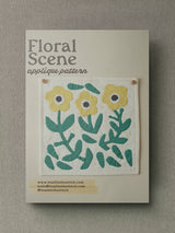 Floral Scene Applique Pattern