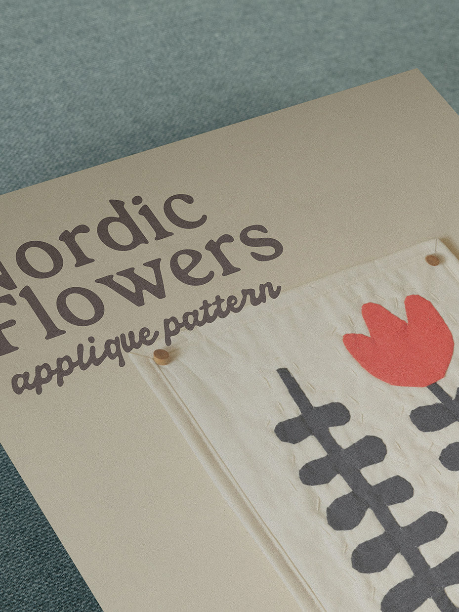 Nordic Flowers Applique Pattern