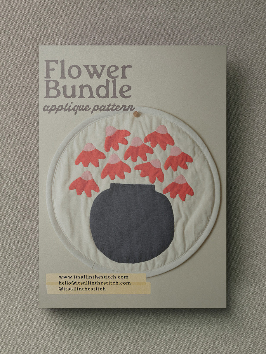 Flower Bundle Applique Pattern
