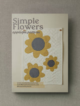 Simple Flowers Applique Pattern